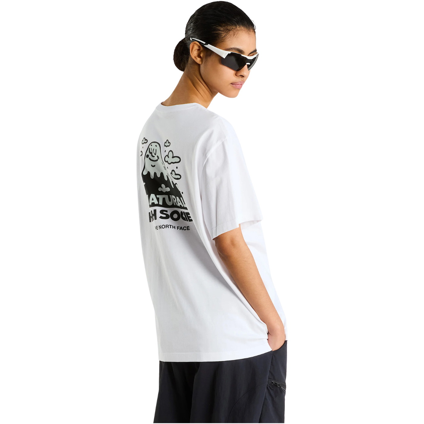 2026 The North Face Natutal High Society T-Shirt NF0A8JPQ - White